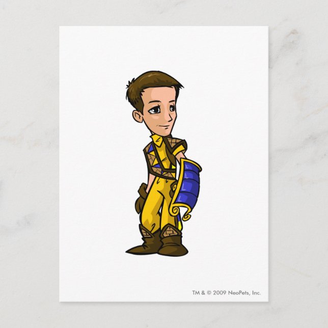 Dirigibles Lost Desert Staff Player Postcard (Front)