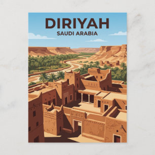 Diriyah Saudi Arabia Postcard