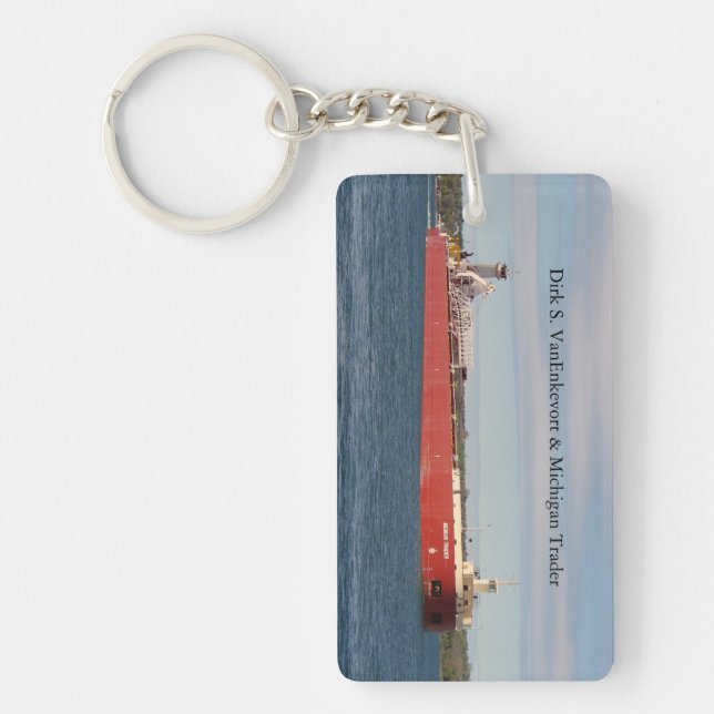 Dirk S. VanEnkevort & Michigan Trader key chain (Front)