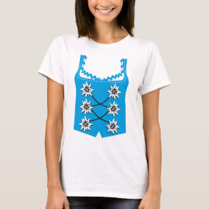 Dirndl Oktoberfest Wienen Edelweiss Party T-Shirt