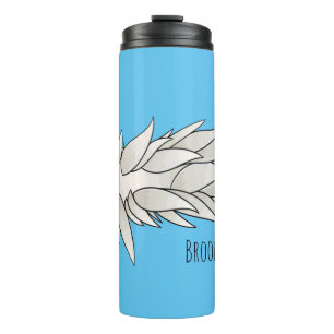 Dirona albolineata nudibranch cartoon illustration thermal tumbler