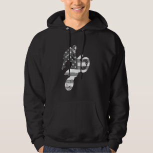 Dirt Bike American Flag Patriotic, Motocross Endur Hoodie