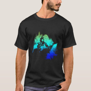 Dirt Bike And Motocross Graphic Design T-Shirt