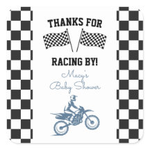 Dirt Bike Baby Shower Favour