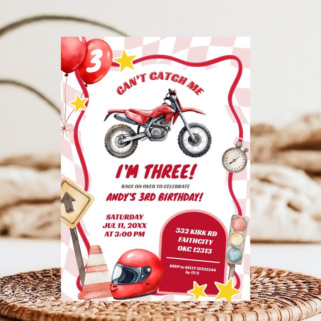 Dirt Bike Birthday Invitation (Creator Uploaded)