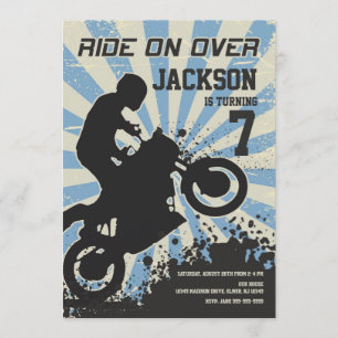 Dirt Bike Birthday Invitation / Motocross / Sport