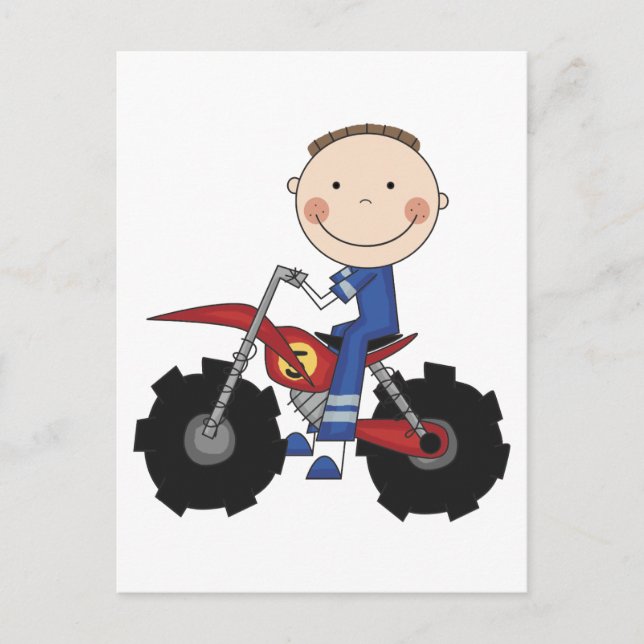Dirt Bike - Boy Tshirts and Gifts Postcard (Front)