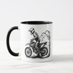 Dirt Bike Burnout Mug
