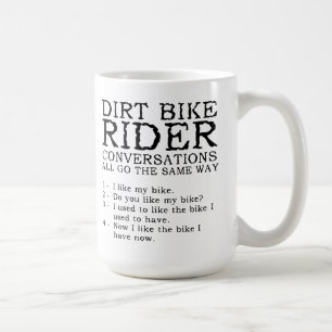 Dirt Bike Conversations Funny Motocross Mug