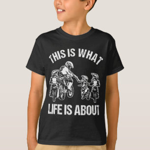 Dirt Bike Dad Motocross Motorcycle Biker Father T-Shirt