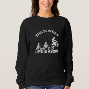 Dirt Bike Dad Motocross Motorcycle For Father And  Sweatshirt