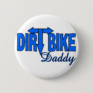 Dirt Bike Daddy 6 Cm Round Badge