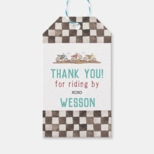 Dirt Bike Favour Tag, Dirt bike party favour, Gift Tags