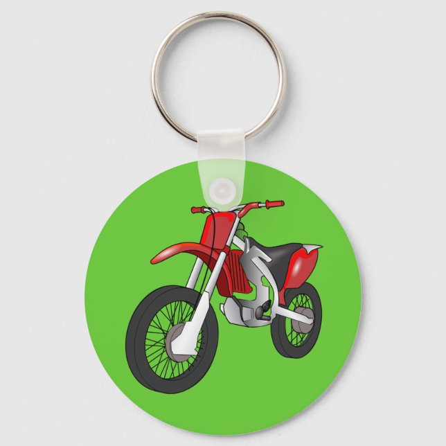 Dirt bike key ring (Front)