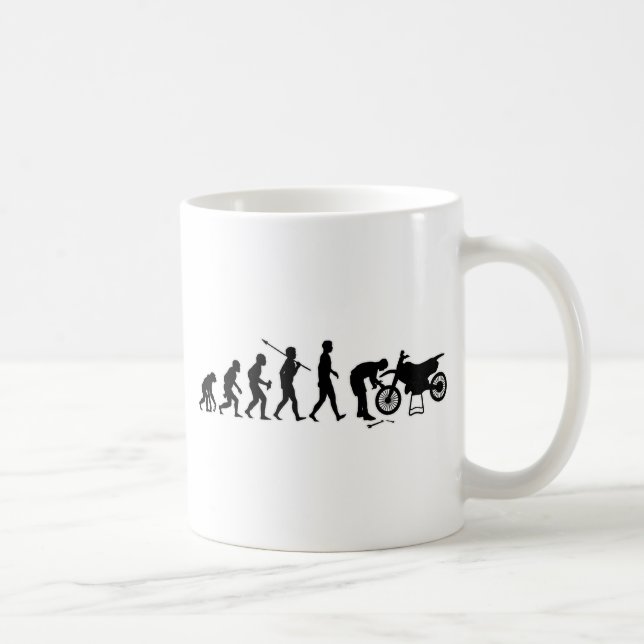 Dirt Bike Mechanic Coffee Mug (Right)