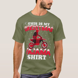 Dirt Bike Motocross Biker This Is My Christmas T-Shirt