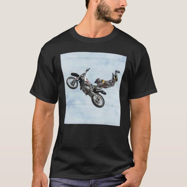 Dirt Bike Motocross Freestyle T-Shirt (Front)