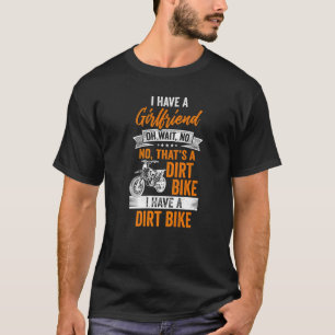 Dirt Bike Motocross MX Rider Girlfriend Off Road R T-Shirt