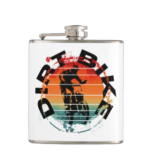 Dirt bike motocross rider hip flask