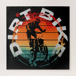 Dirt bike motocross rider jigsaw puzzle