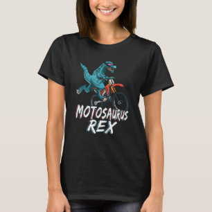 Dirt Bike MotoSaurus Motocross Dinosaur Dirtbike D T-Shirt