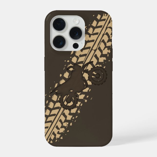 Dirt Bike Mud iPhone Case (Back)