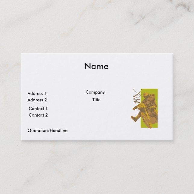 dirt bike mud vector illustration business card (Front)