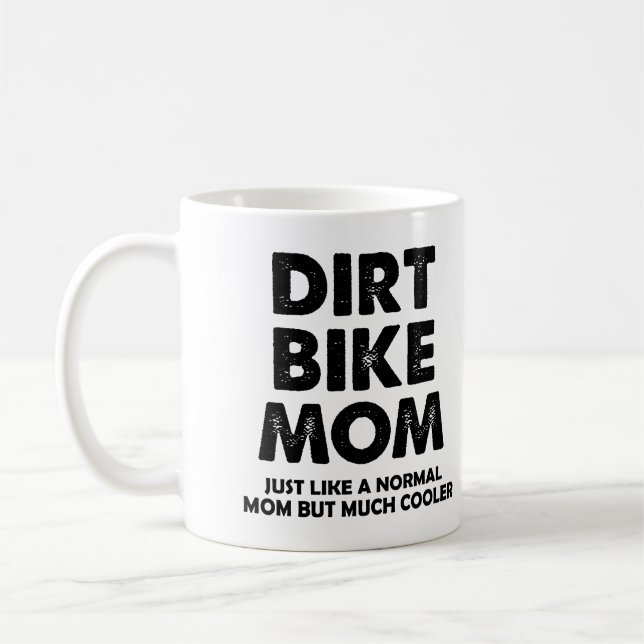 Dirt Bike Mum Funny Motocross Mug or Travel Mug (Left)