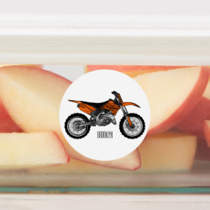 Dirt bike off-road motorcycle / motocross cartoon