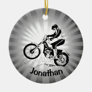 Dirt Bike Ornament