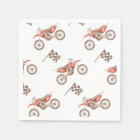 Dirt Bike Party Paper Napkins | Bike Napkins