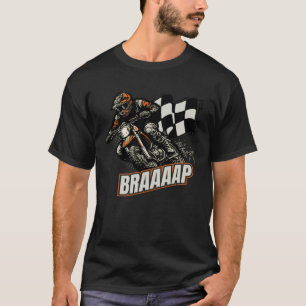 Dirt Bike Racing Motorsport Motorbike Racer Biker  T-Shirt