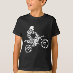 Dirt Bike Rider Motocross Enduro Dirt Biking Boys  T-Shirt