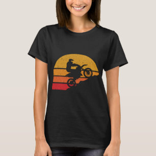 Dirt Bike Rider Motocross Retro Enduro Dirt Biking T-Shirt