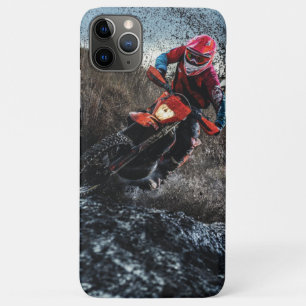 Dirt bike rider throw pillow iPhone 11 pro max case