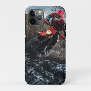 Dirt bike rider throw pillow iPhone 11 pro case