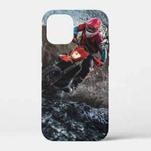 Dirt bike rider throw pillow iPhone 12 mini case