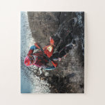 Dirt bike rider throw pillow jigsaw puzzle<br><div class="desc">Dirt bike rider</div>