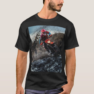 Dirt bike rider throw pillow T-Shirt