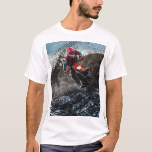 Dirt bike rider throw pillow T-Shirt