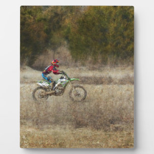 Dirt Bike Riding Plaque