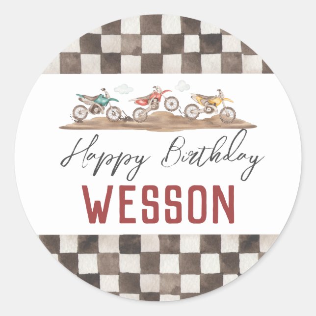 Dirt Bike Stickers, Motorcycle Stickers (Front)