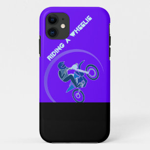 Dirt Biker Vector Biking iPhone 11 Case