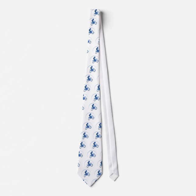 Dirt Biker Vector Biking Tie (Front)