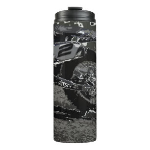 Dirt Biking (Black & White) Thermal Tumbler