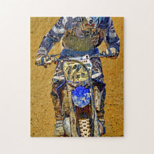 Dirt-Biking Moto-X Champ Designer #Gift Jigsaw Puzzle