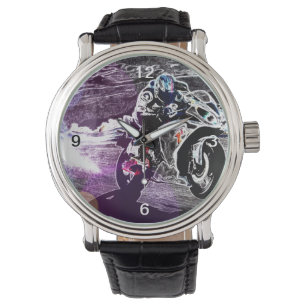 dirt biking motocross racing Motorcycle biker Watch