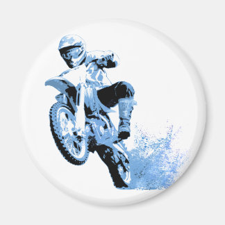 Dirt Biking wheeling in the Mud in Blue Magnet