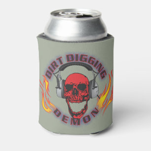 Dirt Digging Demon Koozi Can Cooler