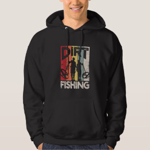Dirt Fishing - Beach Treasure Detecting Metal Dete Hoodie